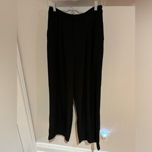 Black ICONE Wide Leg Dress Pants
